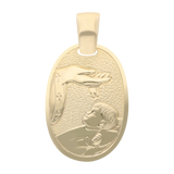 Medalla bautizo 14K