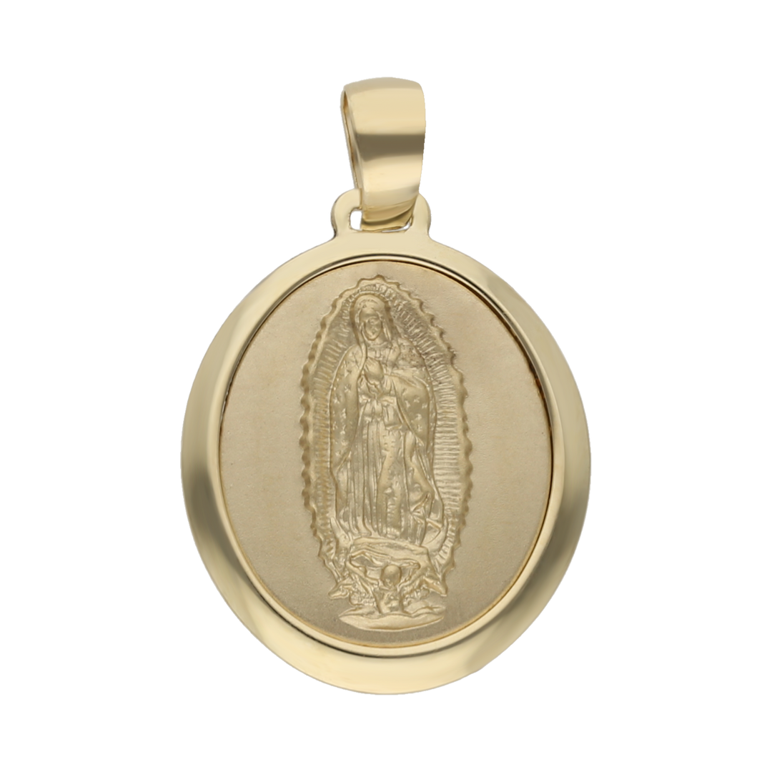 Medalla Vírgen Guadalupe 14K