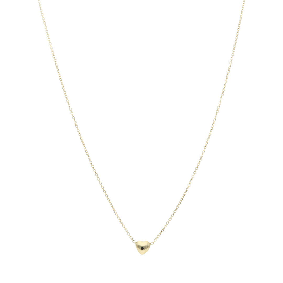 Collar corazón mini 14K