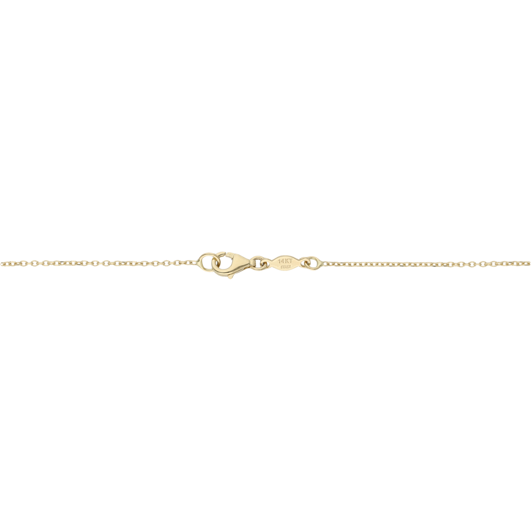 Collar corazón mini 14K