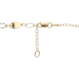 Pulsera bicolor 14K
