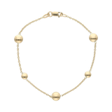 Pulsera círculos chicos y grandes 14K