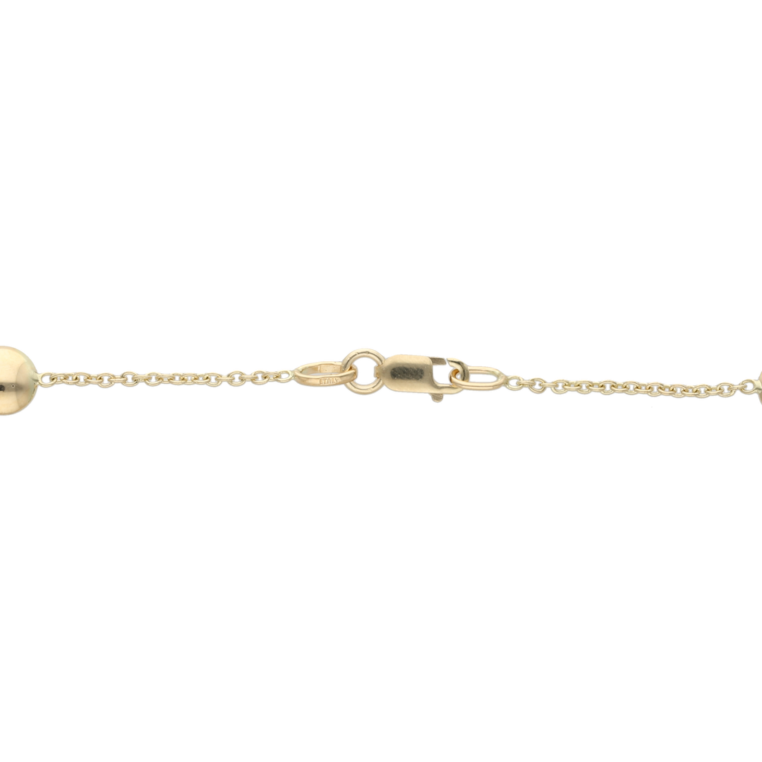 Pulsera círculos chicos y grandes 14K