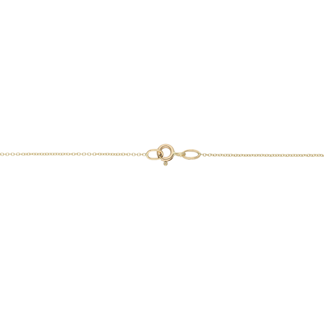 Collar corazones 14K