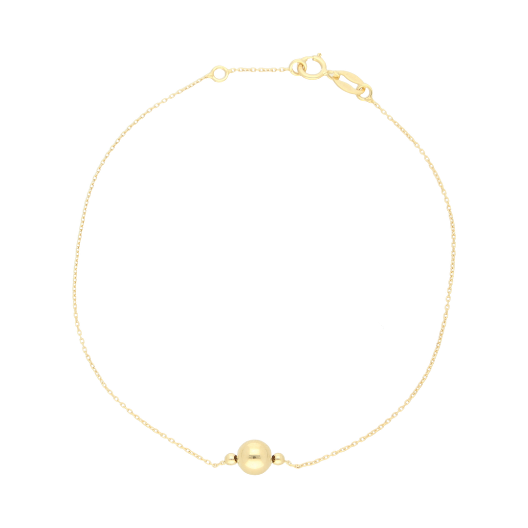Pulsera bola 14K