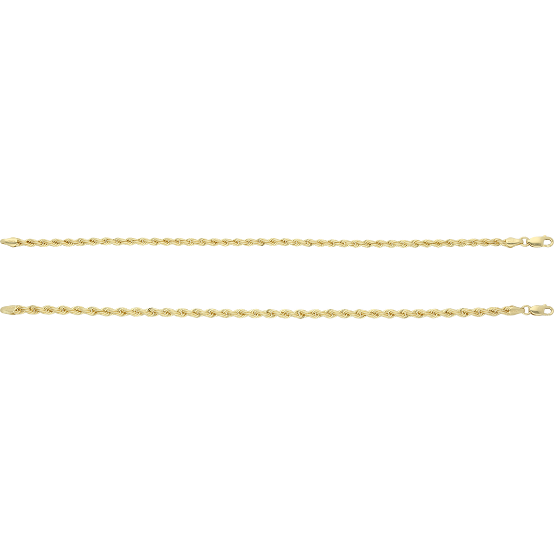 Pulsera torsal hueca 14K