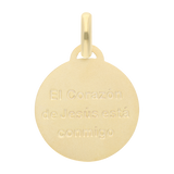 Medalla Sagrado Corazón 14K