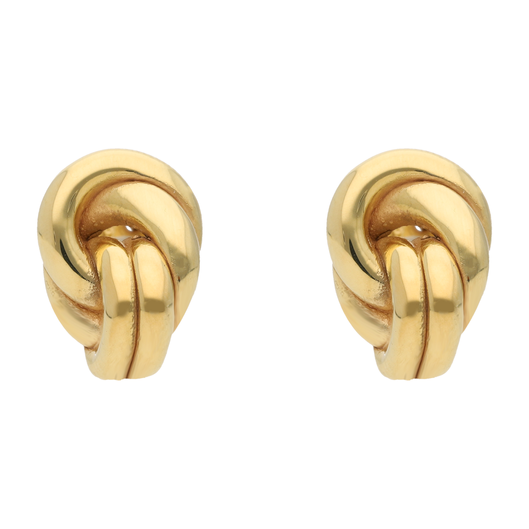Broquel hueco nudo 14K