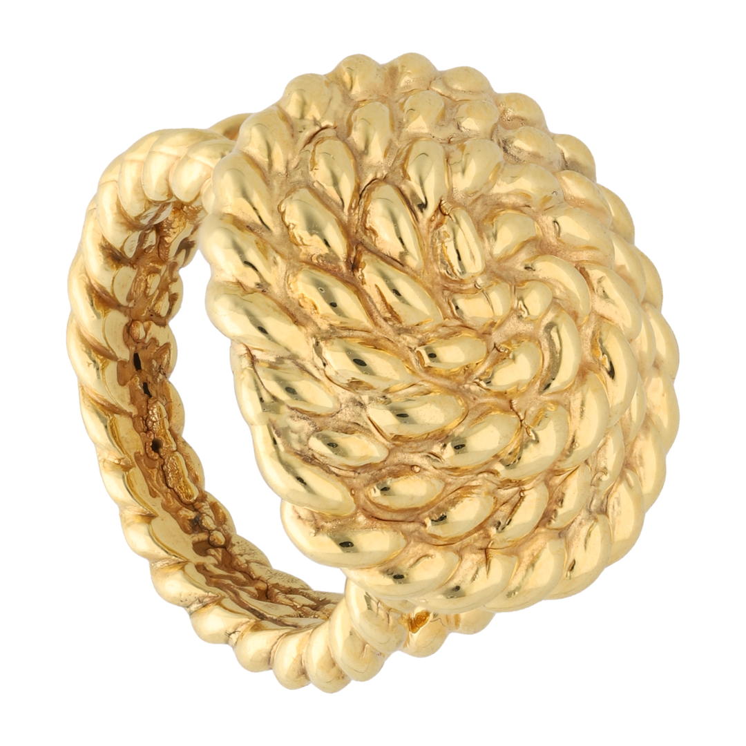 Anillo soga hueco 14K