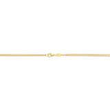 Escapulario Virgen del Carmen dos niveles 14K
