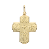 Escapulario oro amarillo 14K
