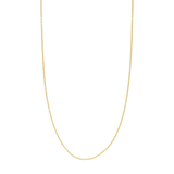 Cadena 1mm ajustable 14K