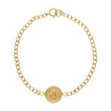 Pulsera escapulario Virgen del Carmen 14K