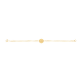 Pulsera escapulario Virgen del Carmen 14K