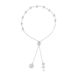 Pulsera misterio San Benito plata