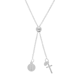 Pulsera misterio San Benito plata