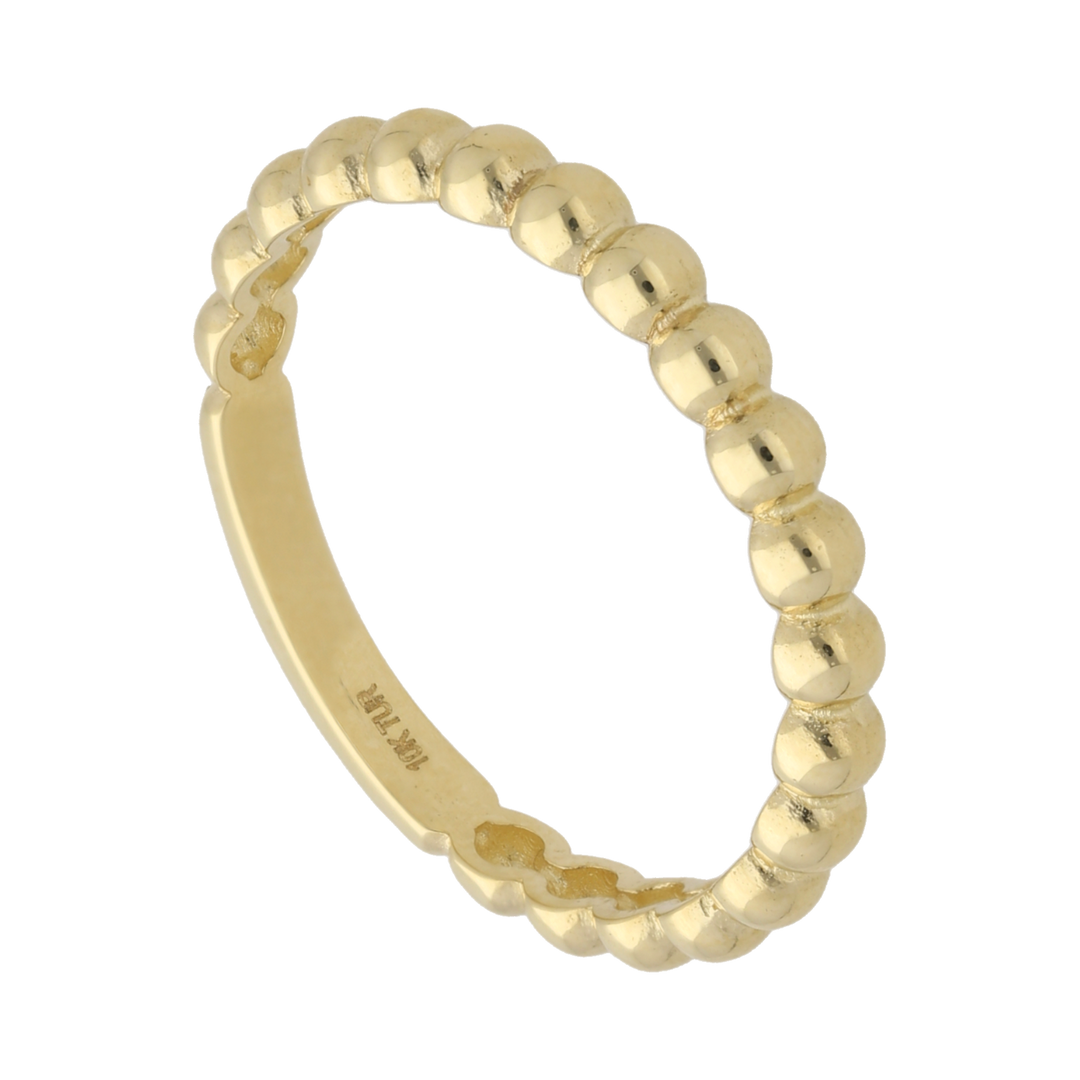 Anillo bolas 10K