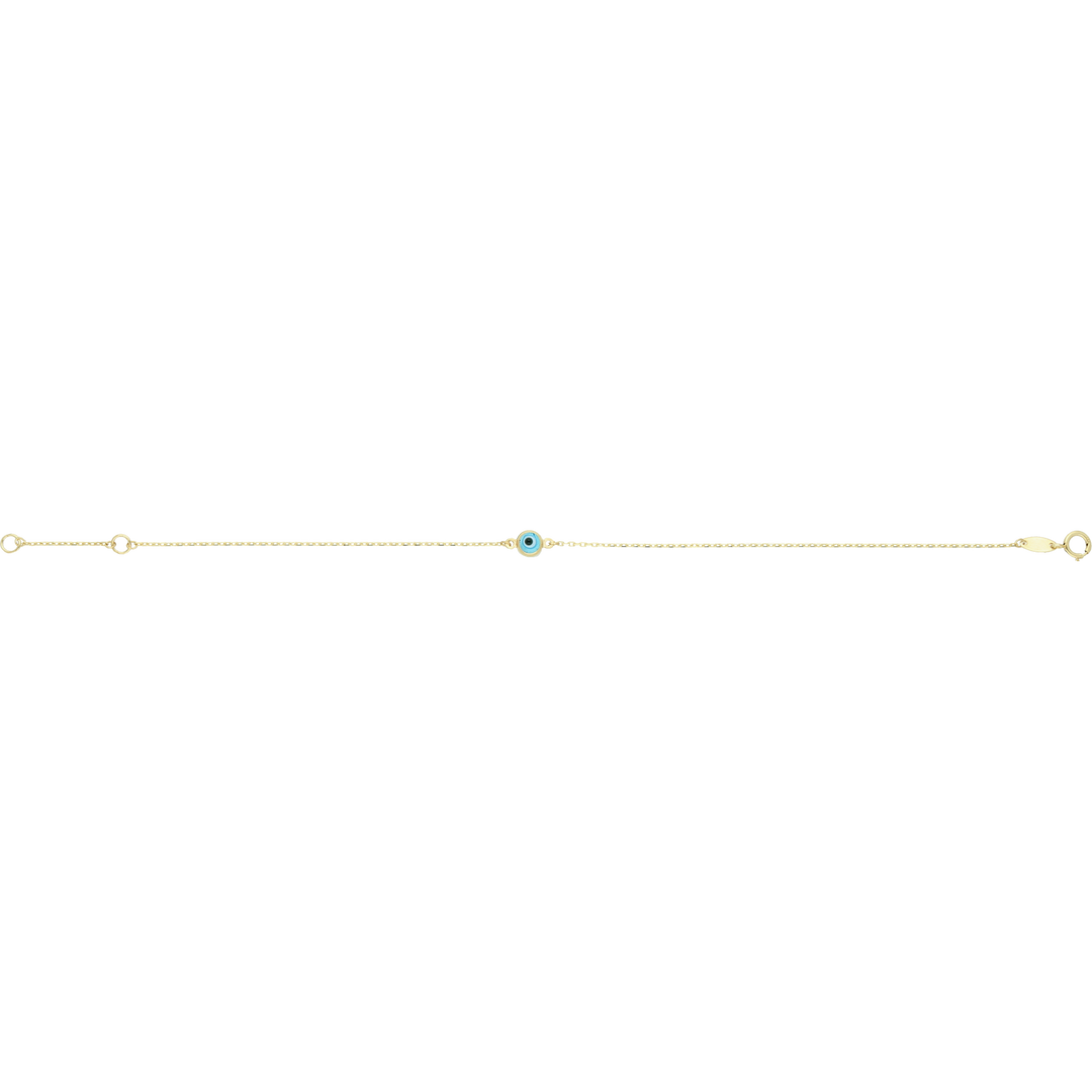 Pulsera ojo turco 10K