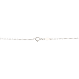 Collar dije circonias blancas 10K