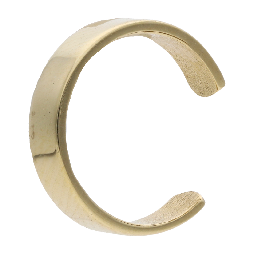 Earcuff 3mm liso oro amarillo 10K
