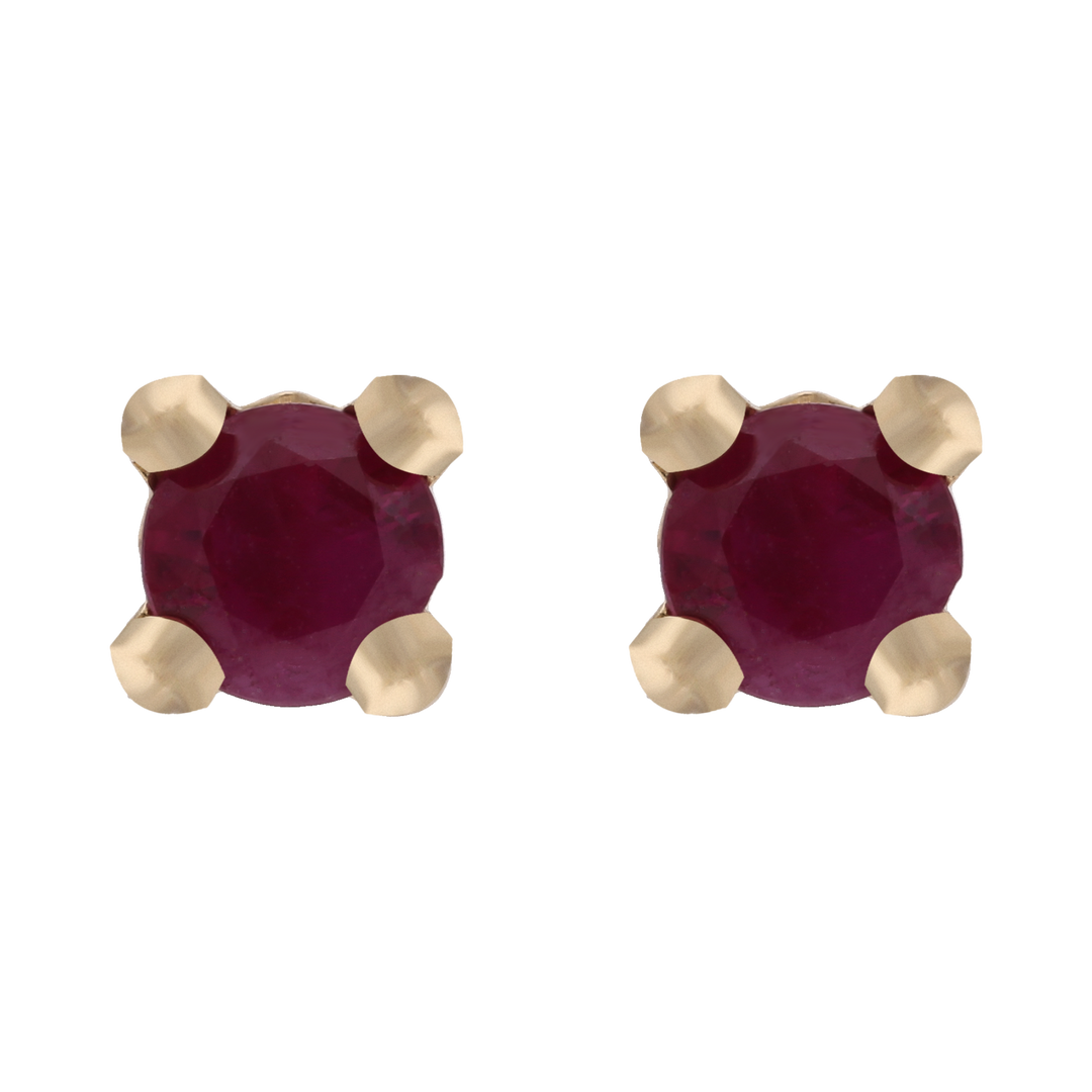 Broquel rubí 14K