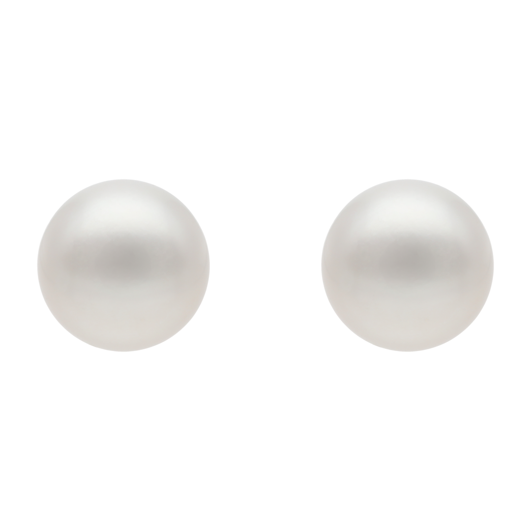 Broquel perla grande 16mm 14K