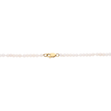Collar hilo perlas medalla Guadalupe 14K