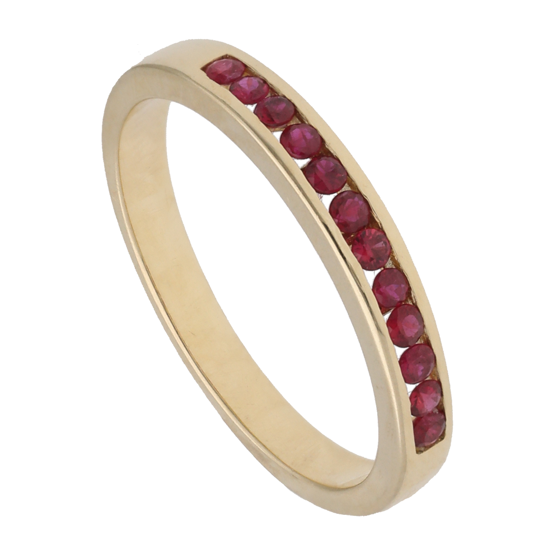 Churumbela rubíes 14K