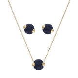 Set broquel y dije esmeralda/zafiro/rubí