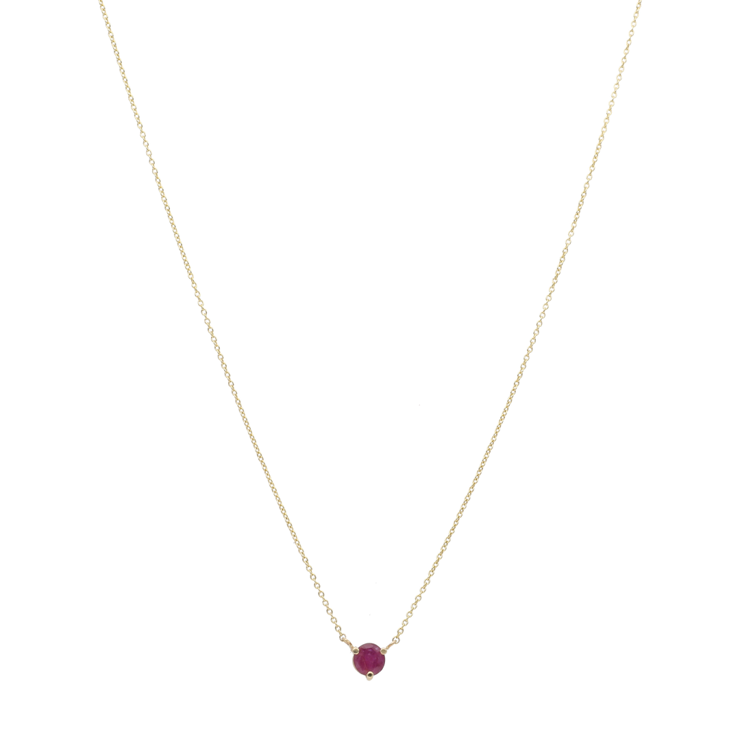 Collar rubí 14K