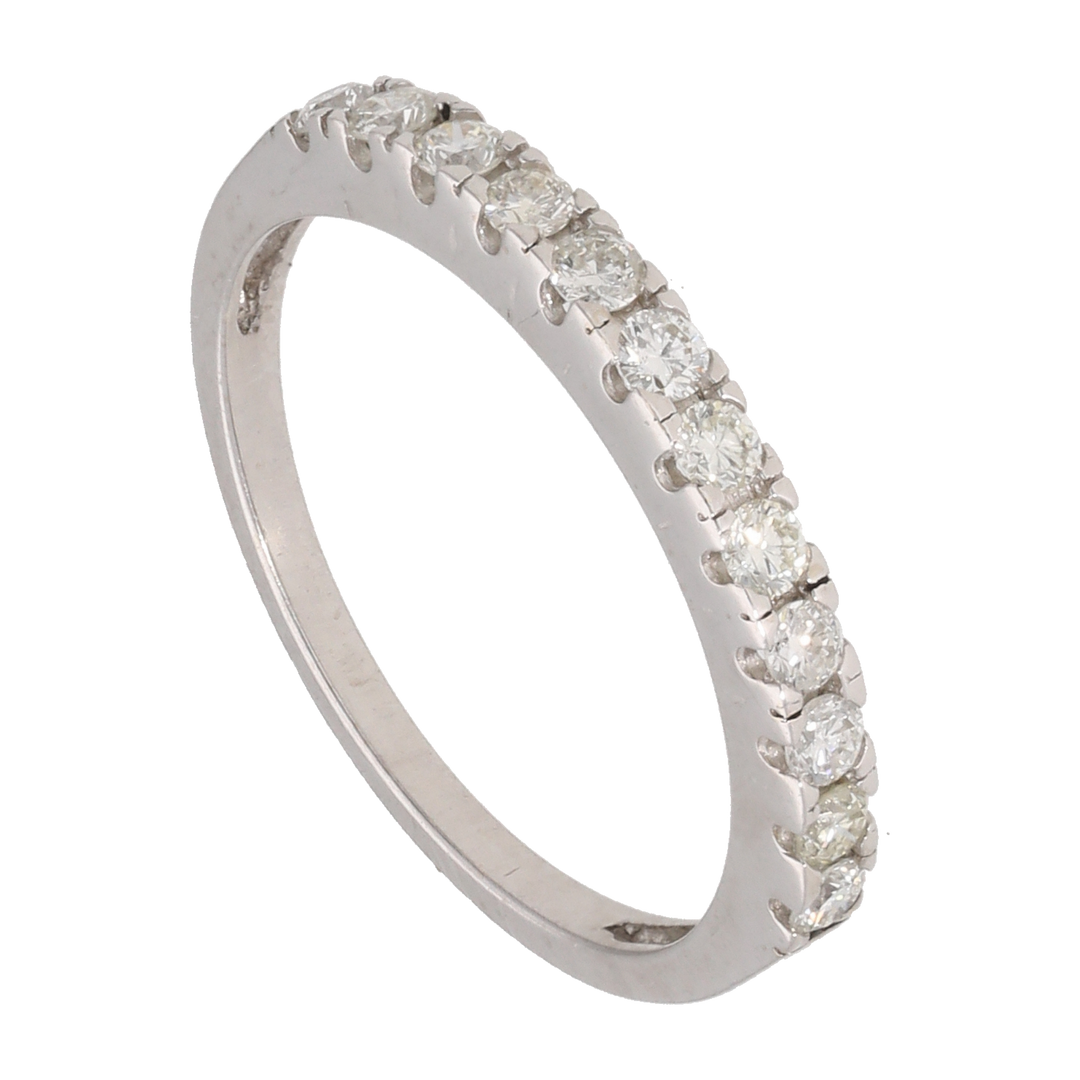 Churumbela oro blanco 14K