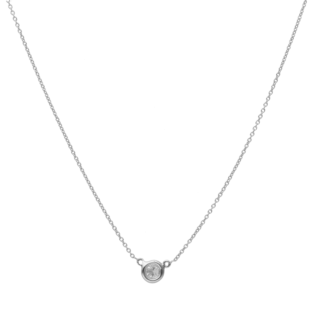 Collar dije 1 brillante 14K