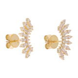 Earclimber trapecios 14K