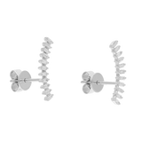 Earclimber sonrisa baguettes 14K