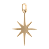 Dije estrella Polo Norte brillantes 14K
