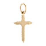 Cruz diamantes oro amarillo 14K