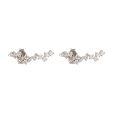 Ear climber baguettes y brillantes 14K