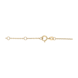 Pulsera cadena semipreciosas y diamantes 14K