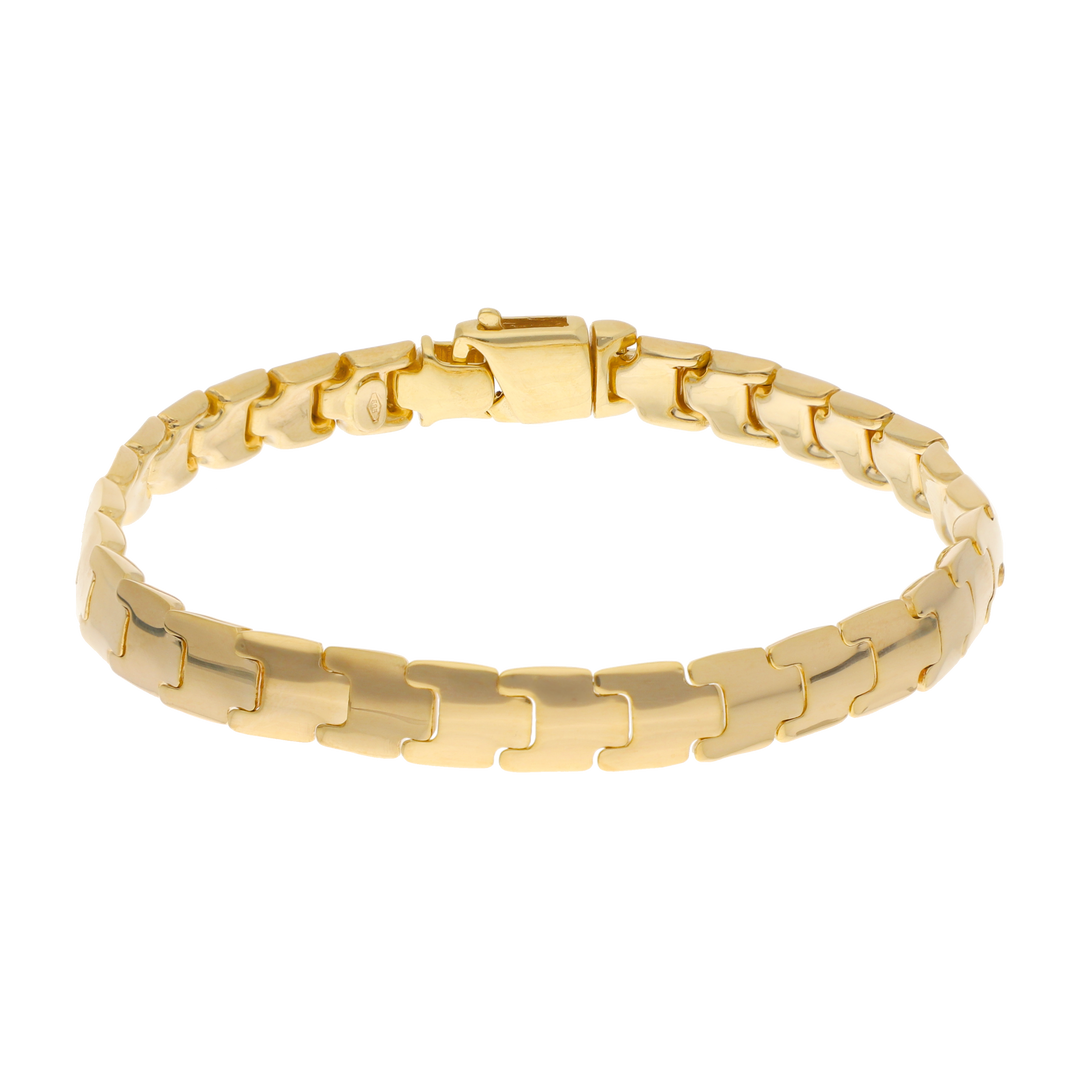 Pulsera7mm reversible 14K