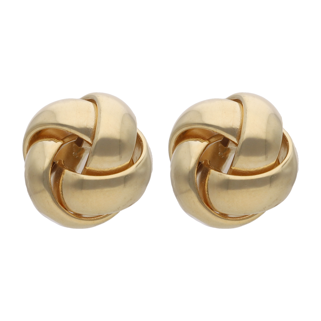 Broquel nudo liso 14K