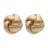 Broquel nudo liso 14K