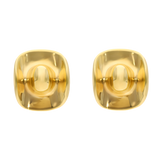 Aretes grandes sombrero 14K