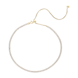 Tennis necklace plata y circonias