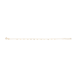 Pulsera dijes círculitos colgantes plata