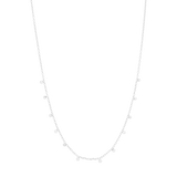 Choker círculos colgantes plata