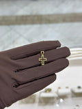 Cruz bisel oro 14K