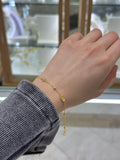 Pulsera plata escapulario Virgen Milagrosa y bolitas