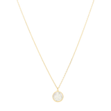 Collar medalla Virgen del Carmen madre perla
