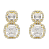 Arete 2 princess circonia plata