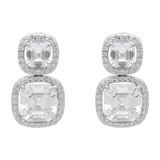 Arete 2 princess circonia plata